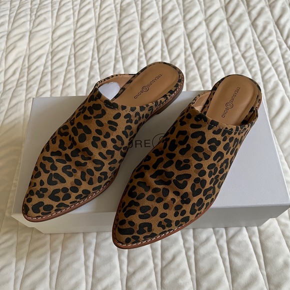 Treasure & Bond Rainey Leopard Print Mule Size 8 - Picture 12 of 13